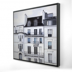 Buildings along the seine river