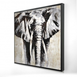 éléphant en beige