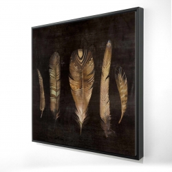 Brown feather set