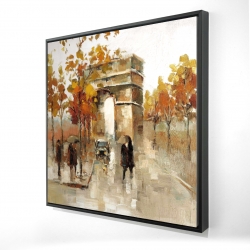 Arc de triomphe in autumn