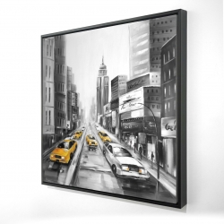Taxis jaunes à new-york