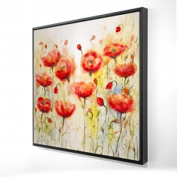 Red flowers garden