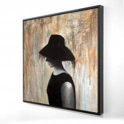 Audrey hepburn avec un grand chapeau