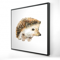 Watercolor hedgehog