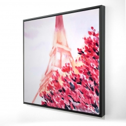 Pink eiffel tower