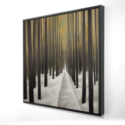 Hiking in the forest