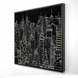 Illustrative city towers