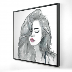 Beautiful female hair