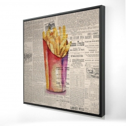 Vintage style french fries