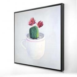 Mini cactus in a cup