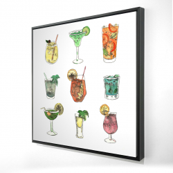 Colorful cocktails