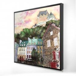 Château frontenac dans le petit champlain