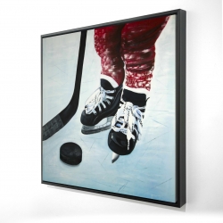 Young hockey player