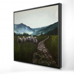 Moutons à la campagne