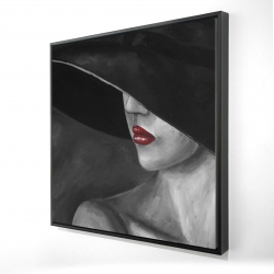 Femme mystérieuse avec un chapeau