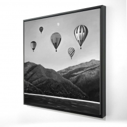 Air balloon landscape