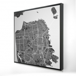 San francisco graphic map