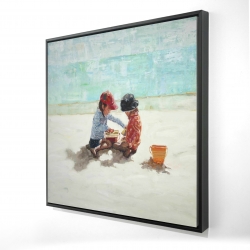 Fillettes à la plage