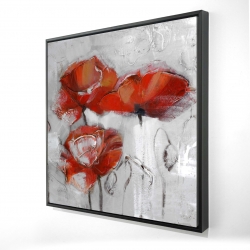 Abstract poppies