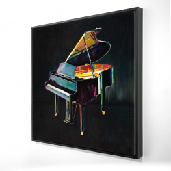Colorful realistic piano