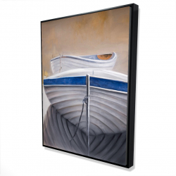Two canoe boats