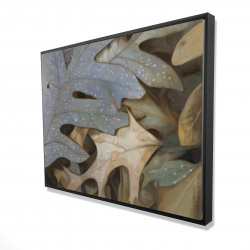 Framed 36 x 48 - 3D - Autumn leaves