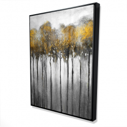 Forêt abstraite jaune