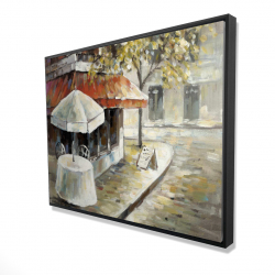 Rue déserte et ensoleillée