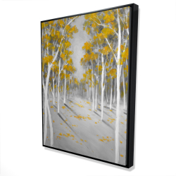 Yellow birch forest