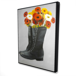 Bottes pleines de fleurs