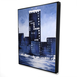 Marine blue city