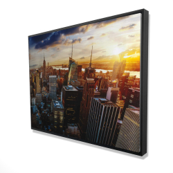 City of new york by dawn