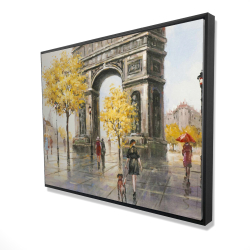 Arc de triomphe to paris