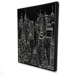 Illustrative city towers