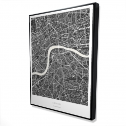 Graphic map of london