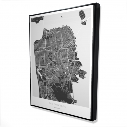 San francisco graphic map