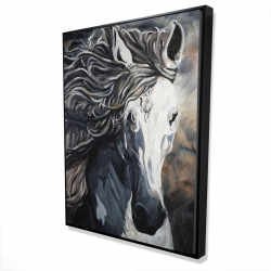 Front wild horse