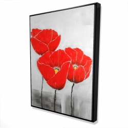 Three poppies