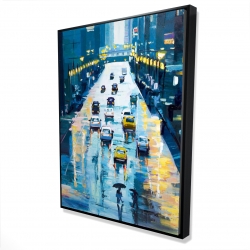 Rainy streets of new york
