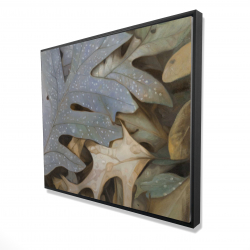 Framed 48 x 60 - 3D - Autumn leaves