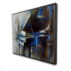 Piano à queue abstrait