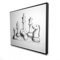 Chess game pieces