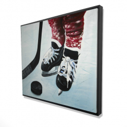 Young hockey player