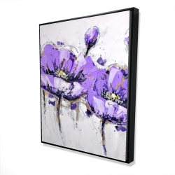 Fleurs anémone mauves