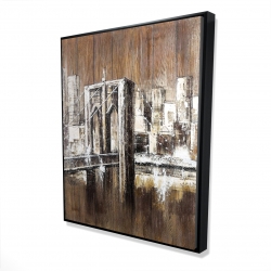 Aged finish brooklyn bridge