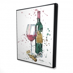 Bouteille de vin rouge