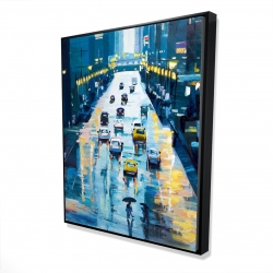 Rainy streets of new york
