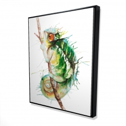 Watercolor chameleon