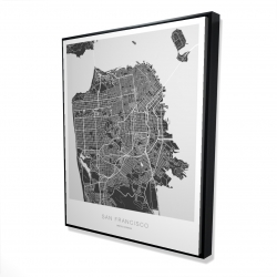 San francisco graphic map