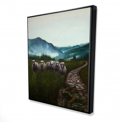 Moutons à la campagne